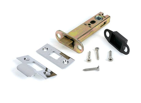 From The Anvil Locks & Latches Polished Chrome / Tubular Mortice Latch / 4" From The Anvil - Polished Chrome 4" Heavy Duty Latch