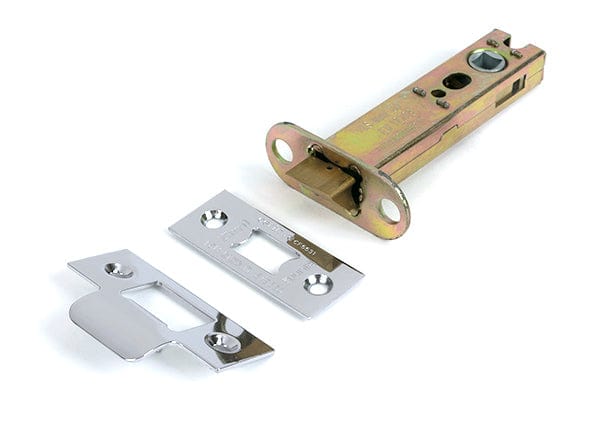 From The Anvil Locks & Latches Polished Chrome / Tubular Mortice Latch / 4" From The Anvil - Polished Chrome 4" Heavy Duty Latch