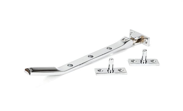 From The Anvil Window Furniture Polished Chrome / 8"/200mm From The Anvil - Polished Chrome Art Deco 8" Stay