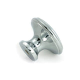 From The Anvil Cabinet Hardware Polished Chrome / Cabinet Knobs / Large From The Anvil - Polished Chrome Hammered Cabinet Knob - Large