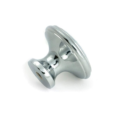 From The Anvil Cabinet Hardware Polished Chrome / Cabinet Knobs / Large From The Anvil - Polished Chrome Hammered Cabinet Knob - Large