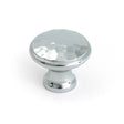 From The Anvil Cabinet Hardware Polished Chrome / Cabinet Knobs / Medium From The Anvil - Polished Chrome Hammered Cabinet Knob - Medium