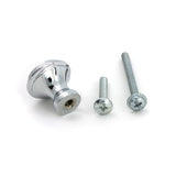From The Anvil Cabinet Hardware Polished Chrome / Cabinet Knobs / Small From The Anvil - Polished Chrome Hammered Cabinet Knob - Small