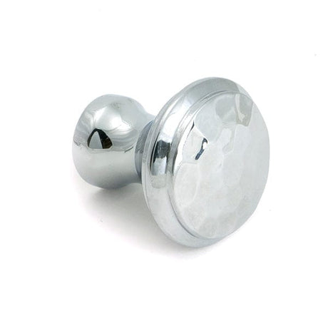 From The Anvil Cabinet Hardware Polished Chrome / Cabinet Knobs / Small From The Anvil - Polished Chrome Hammered Cabinet Knob - Small