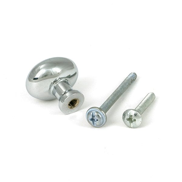 From The Anvil Cabinet Hardware Polished Chrome / Cabinet Knobs / 25mm Dia. From The Anvil - Polished Chrome Moore Cabinet Knob - 25mm