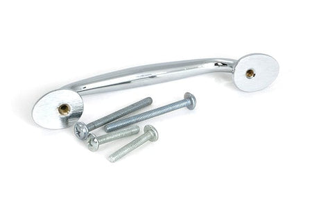From The Anvil Cabinet Hardware Polished Chrome / Cabinet Pull Handles / Small From The Anvil - Polished Chrome Moore Pull Handle - Small
