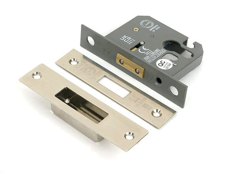 From The Anvil Locks & Latches Polished Nickel / Euro Profile Deadlocks / 2.5" / 65mm From The Anvil - Polished Nickel 2.5" Euro Profile Dead Lock