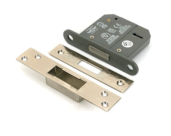From The Anvil Locks & Latches Polished Nickel / 5 Lever Deadlocks / 3" / 76mm From The Anvil - Polished Nickel 3" 5 Lever BS Dead Lock KA