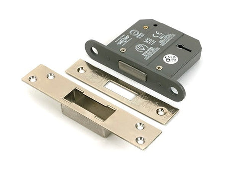 From The Anvil Locks & Latches Polished Nickel / 5 Lever Deadlocks / 3" / 76mm From The Anvil - Polished Nickel 3" 5 Lever BS Dead Lock
