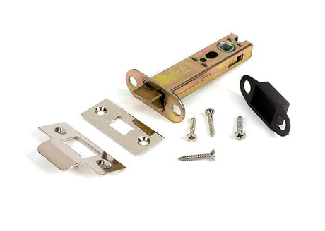 From The Anvil Locks & Latches Polished Nickel / Tubular Mortice Latch / 4" From The Anvil - Polished Nickel 4" Heavy Duty Latch