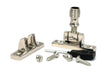 From The Anvil Window Furniture Polished Nickel / Sash Window Brighton Fasteners / Yes From The Anvil - Polished Nickel Beehive Brighton Fastener - Narrow (Square)
