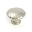 From The Anvil Cabinet Hardware Polished Nickel / Cabinet Knobs / Large From The Anvil - Polished Nickel Hammered Cabinet Knob - Large