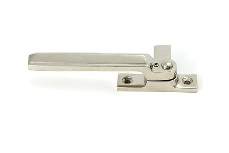 From The Anvil Window Furniture Polished Nickel / Yes / Mortice & Hook Place From The Anvil - Polished Nickel Locking Art Deco Fastener - RH
