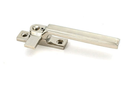 From The Anvil Window Furniture Polished Nickel / Yes / Mortice & Hook Place From The Anvil - Polished Nickel Locking Art Deco Fastener - RH