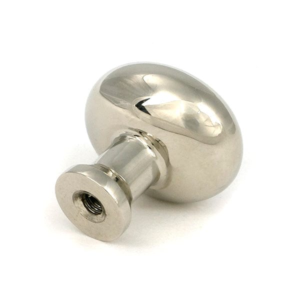 From The Anvil Cabinet Hardware Polished Nickel / Cabinet Knobs / 25mm Dia. From The Anvil - Polished Nickel Moore Cabinet Knob - 25mm