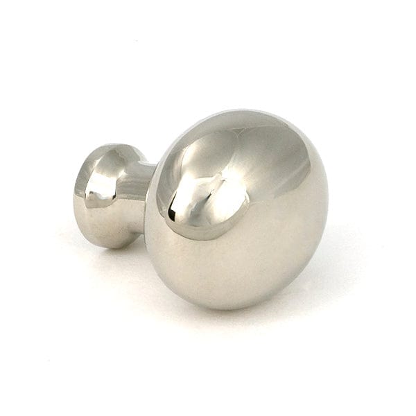 From The Anvil Cabinet Hardware Polished Nickel / Cabinet Knobs / 25mm Dia. From The Anvil - Polished Nickel Moore Cabinet Knob - 25mm