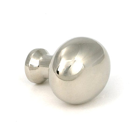 From The Anvil Cabinet Hardware Polished Nickel / Cabinet Knobs / 25mm Dia. From The Anvil - Polished Nickel Moore Cabinet Knob - 25mm