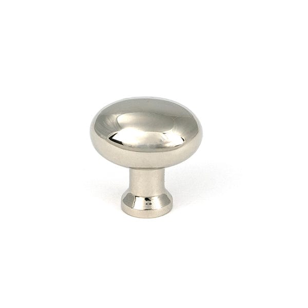 From The Anvil Cabinet Hardware Polished Nickel / Cabinet Knobs / 25mm Dia. From The Anvil - Polished Nickel Moore Cabinet Knob - 25mm