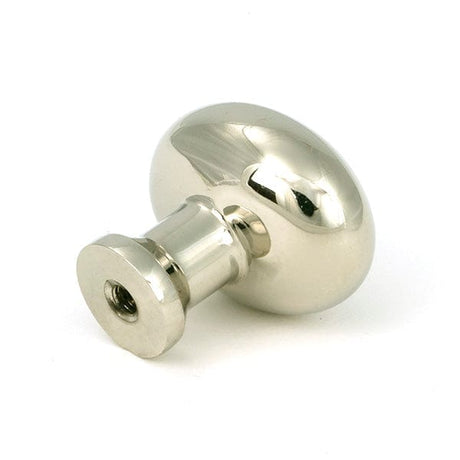 From The Anvil Cabinet Hardware Polished Nickel / Cabinet Knobs / 38mm Dia. From The Anvil - Polished Nickel Moore Cabinet Knob - 38mm