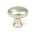 From The Anvil Cabinet Hardware Polished Nickel / Cabinet Knobs / 38mm Dia. From The Anvil - Polished Nickel Moore Cabinet Knob - 38mm