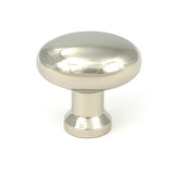 From The Anvil Cabinet Hardware Polished Nickel / Cabinet Knobs / 38mm Dia. From The Anvil - Polished Nickel Moore Cabinet Knob - 38mm