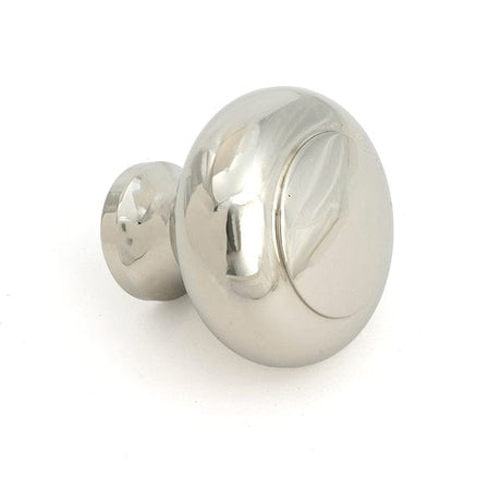From The Anvil Cabinet Hardware Polished Nickel / Cabinet Knobs / Large From The Anvil - Polished Nickel Regency Cabinet Knob - Large