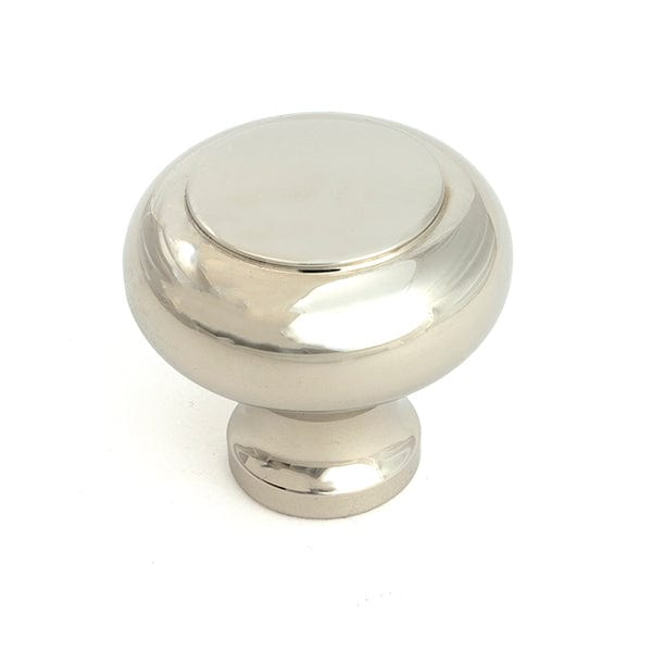 From The Anvil Cabinet Hardware Polished Nickel / Cabinet Knobs / Large From The Anvil - Polished Nickel Regency Cabinet Knob - Large