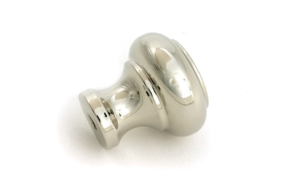 From The Anvil Cabinet Hardware Polished Nickel / Cabinet Knobs / Small From The Anvil - Polished Nickel Regency Cabinet Knob - Small