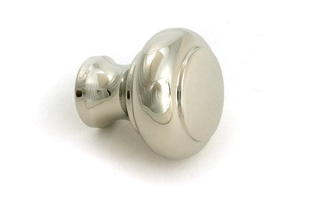 From The Anvil Cabinet Hardware Polished Nickel / Cabinet Knobs / Small From The Anvil - Polished Nickel Regency Cabinet Knob - Small