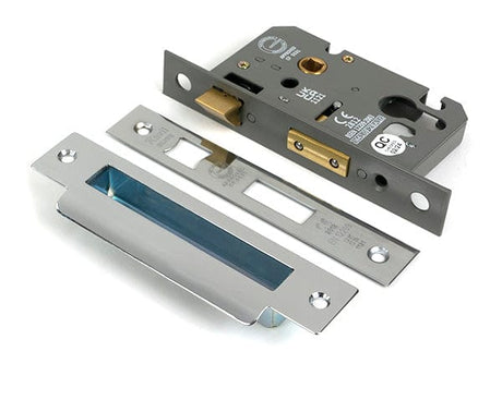 From The Anvil Locks & Latches Polished Stainless Steel / DIN Euro Sash Lock / 2.5" / 65mm From The Anvil - Polished SS 2.5" Euro Profile Sash Lock