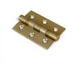 From The Anvil Hinges Satin Brass / Ball Bearing Hinges / 3" (76mm) From The Anvil - Satin Brass 3" Ball Bearing Butt Hinge (Pair) ss