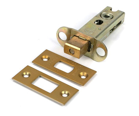 From The Anvil Locks & Latches Satin Brass / Tubular Dead Bolts / 3" / 76mm From The Anvil - Satin Brass 3" Heavy Duty Tubular Deadbolt