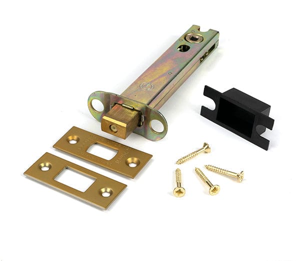 From The Anvil Locks & Latches Satin Brass / Tubular Dead Bolts / 5" / 127mm From The Anvil - Satin Brass 5" Heavy Duty Tubular Deadbolt
