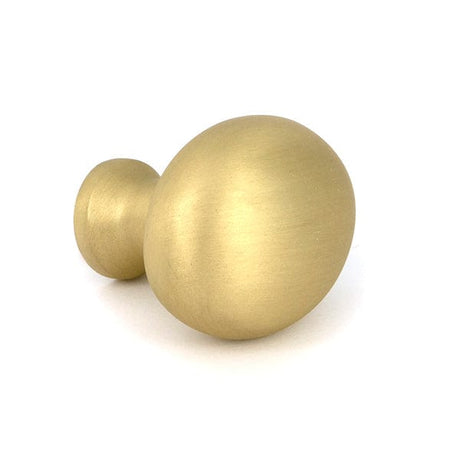 From The Anvil Cabinet Hardware Satin Brass / Cabinet Knobs / 32mm Dia. From The Anvil - Satin Brass Moore Cabinet Knob - 32mm