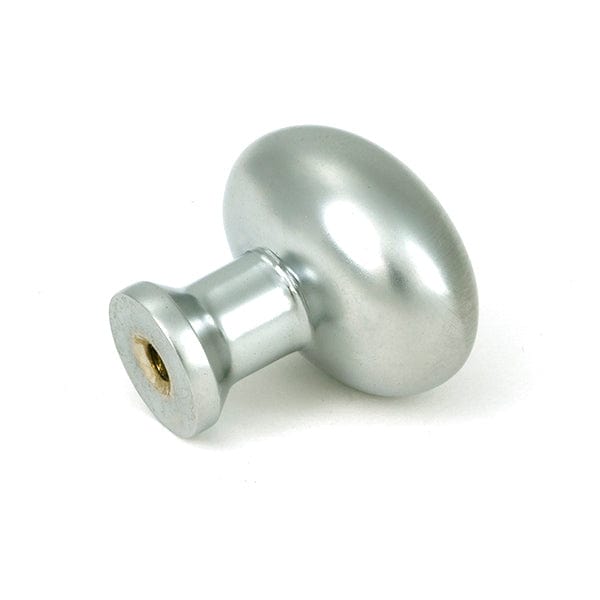 From The Anvil Cabinet Hardware Satin Chrome / Cabinet Knobs / 32mm Dia. From The Anvil - Satin Chrome Moore Cabinet Knob - 32mm