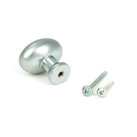 From The Anvil Cabinet Hardware Satin Chrome / Cabinet Knobs / 38mm Dia. From The Anvil - Satin Chrome Moore Cabinet Knob - 38mm