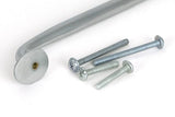 From The Anvil Cabinet Hardware Satin Chrome / Cabinet Pull Handles / Large From The Anvil - Satin Chrome Moore Pull Handle - Large