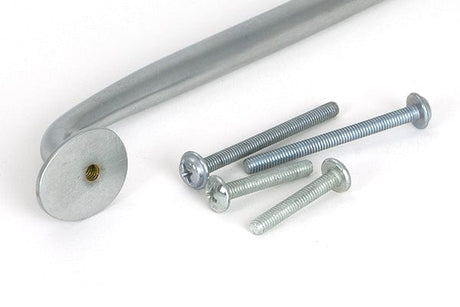 From The Anvil Cabinet Hardware Satin Chrome / Cabinet Pull Handles / Large From The Anvil - Satin Chrome Moore Pull Handle - Large