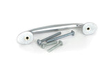 From The Anvil Cabinet Hardware Satin Chrome / Cabinet Pull Handles / Small From The Anvil - Satin Chrome Moore Pull Handle - Small