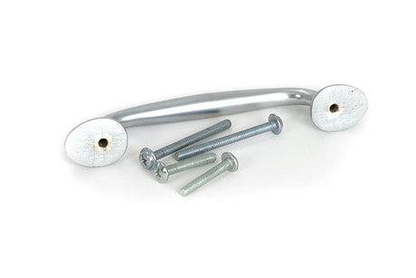 From The Anvil Cabinet Hardware Satin Chrome / Cabinet Pull Handles / Small From The Anvil - Satin Chrome Moore Pull Handle - Small