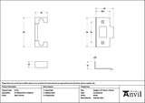 From The Anvil Locks & Latches Satin Chrome / Dead Bolt Rebate Kit From The Anvil - Satin Chrome Rebate Kit for Deadbolt