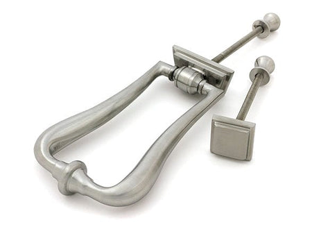 From The Anvil Door Furniture Satin Marine SS (316) / Art Deco Door Knocker From The Anvil - Satin Marine SS (316) Slimline Art Deco Door Knocker
