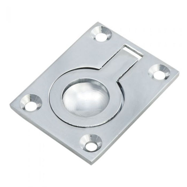 High quality image of Carlisle Brass - Flush Ring Pull - Polished Chrome | Sku. frp50cp | Trade Door Handles.