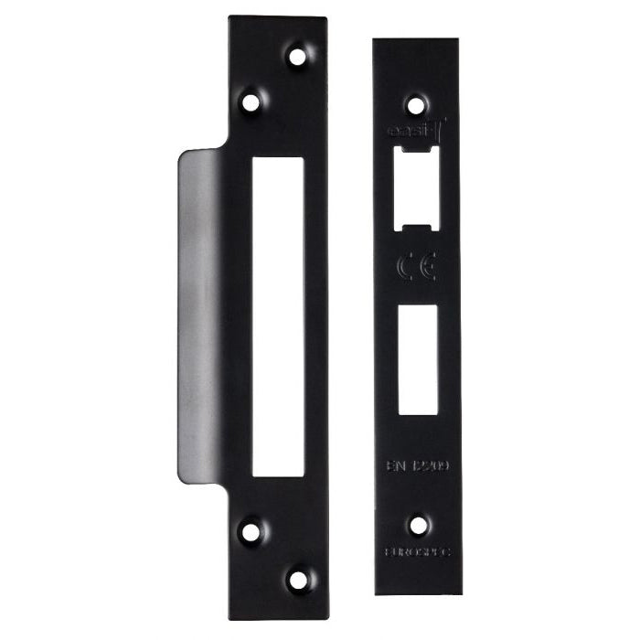 High quality image of Eurospec - Architectural Sashlock Forend & Strike Pack - Matt Black | Sku. fsf5004mb | Trade Door Handles.