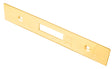 High quality image of Eurospec - Easi T Forend Strikes & Fixing Pack Deadlocks-PVD-Square Forend - PVD | Sku. fsf5007pvd | Trade Door Handles.