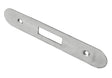 High quality image of Eurospec - Easi T Forend Strikes & Fixing Pack Deadlocks - Radius Forend - Satin | Sku. fsf5007sss-r | Trade Door Handles.
