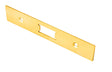 High quality image of Eurospec - Forend Strike & Fixing Pack To Suit Flat Latch FLL5030-PVD-Square For | Sku. fsf5008pvd | Trade Door Handles.