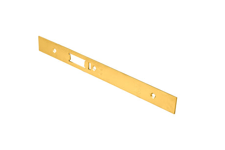 High quality image of Eurospec - Forend Strike & Fixing Pack To Suit Din Anti Thrust Night Latch-PVD-S | Sku. fsf5031pvd | Trade Door Handles.