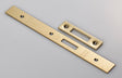 High quality image of Eurospec - Forend Strike & Fixing Pack To Suit Din Euro Deadlock-PVD-Square Fore | Sku. fsf5015pvd | Trade Door Handles.