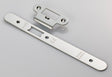 High quality image of Eurospec - Forend Strike & Fixing Pack To Suit Din Latch-Bright Stainless Steel- | Sku. fsf5016bss-r | Trade Door Handles.
